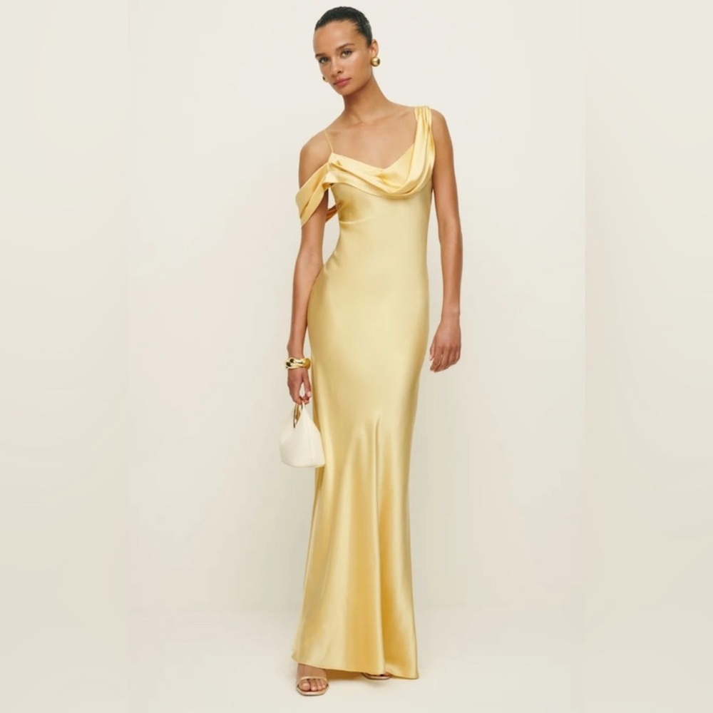 Reformation Yellow Maxi Dress with Timeless Elegance